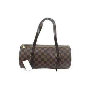 Louis Vuitton Damier Ebene Canvas Leather Papillon 30 cm Handbag